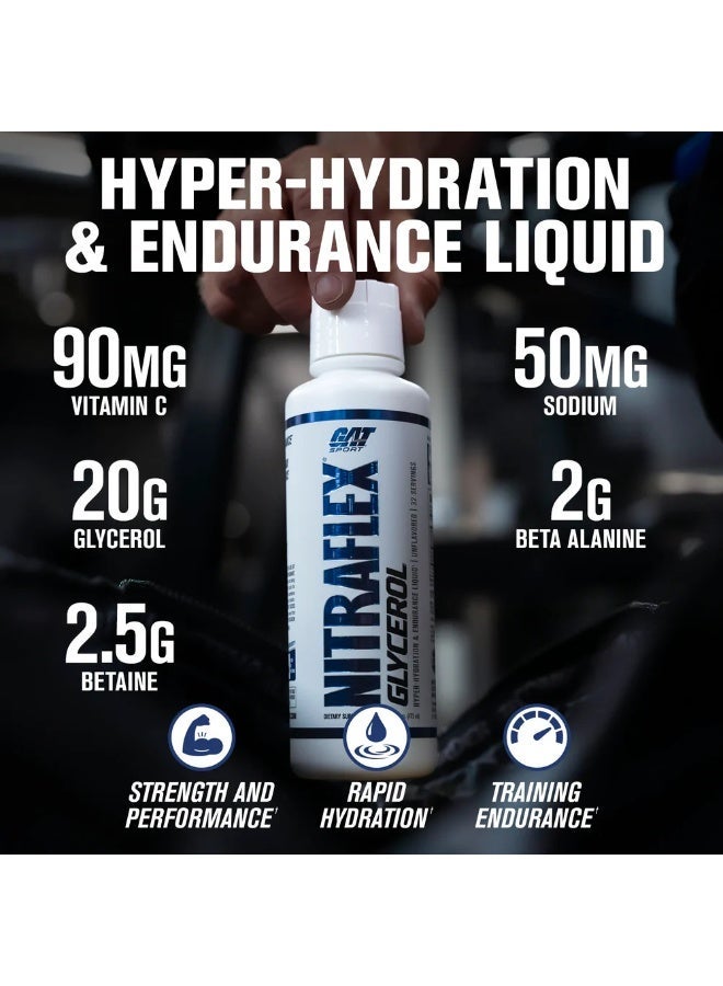 Gat Nitraflex Liquid Glycerol Unflavored 32 Sv